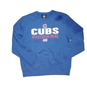 Chicago Cubs 47 Brand Pullover Sweatshirt Men’s XL Blue Retro Sweatshirt NWT